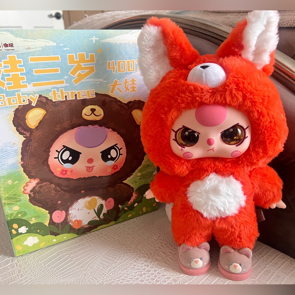 Baby Three 400% V1 Fox 🦊 plush